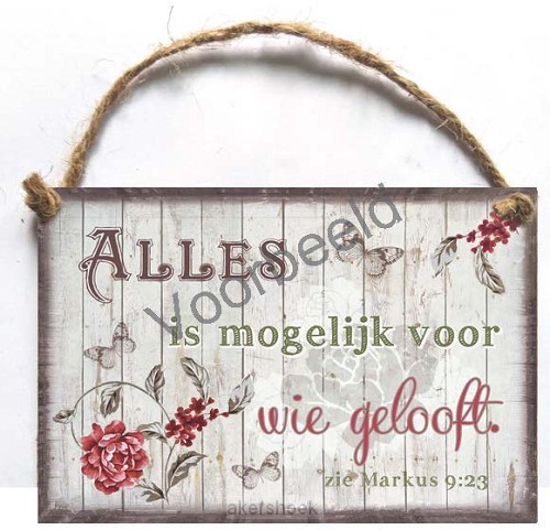 Alles is mogelijk