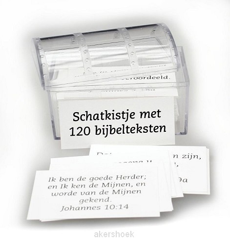 Schatkistje transp 120 gr kaartjes  SV