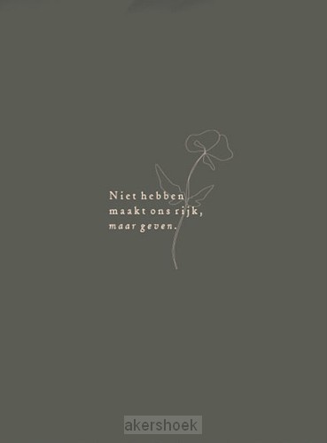 Niet hebben maakt ons rijk  Ann Voskamp