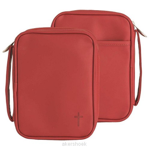 Matte vinyl biblecover Compact Red