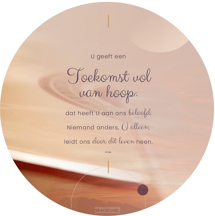 Muurcirkel Toekomst vol van hoop