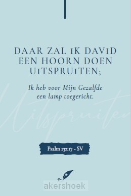 Minikaart Daar zal Ik David een hoorn