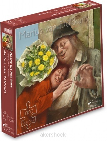Marius van Dokkum-Recht uit het hart Puzzel 1000 stukjes