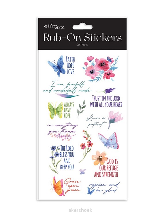 Rub on Stickers Butterflies