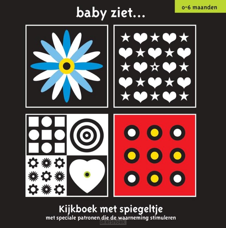 kijkboek met spiegeltje / 0-6 maanden