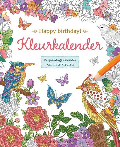 Happy birthday! kleurkalender