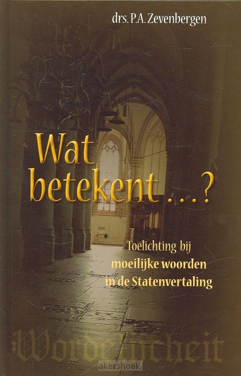 Wat betekent...