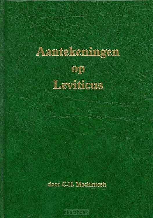 Aantekeningen op leviticus