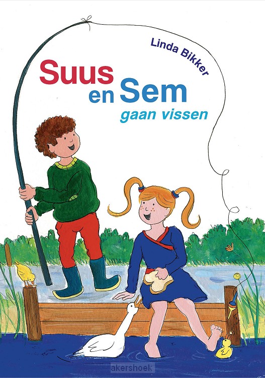 Suus en Sem gaan vissen