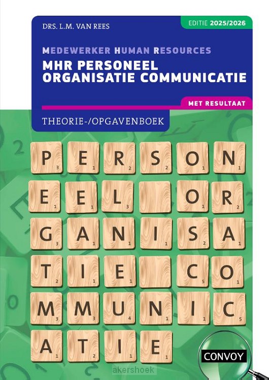 2025/2026 / MHR personeel organisatie communicatie / Theorie-/opgavenboek