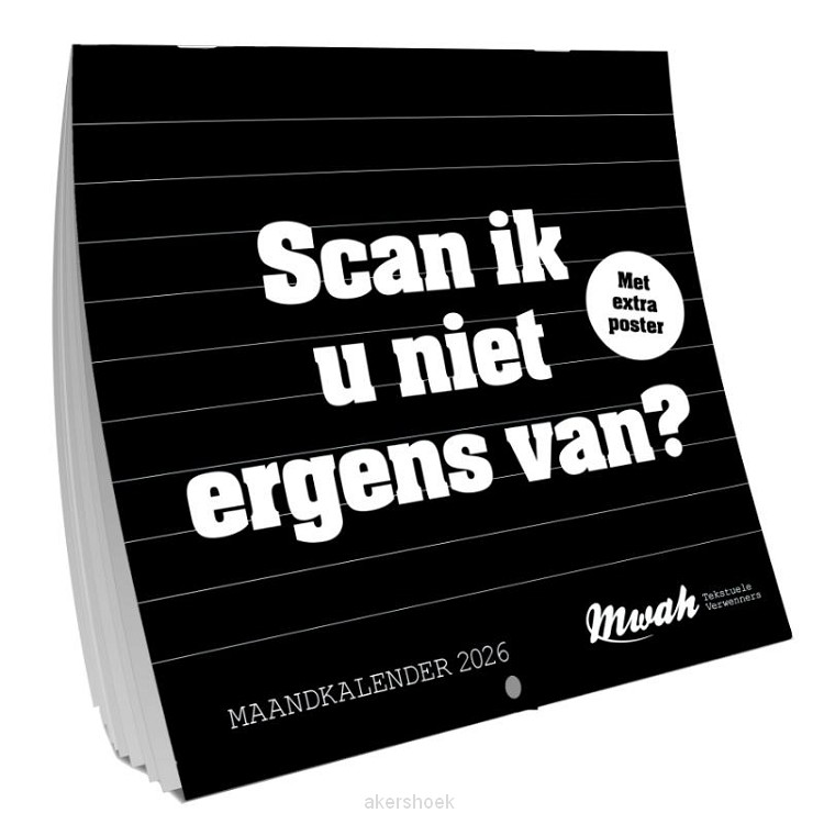 MWAH Amerikaanse kalender - 2026