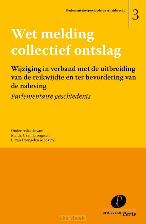 Wet melding collectief ontslag