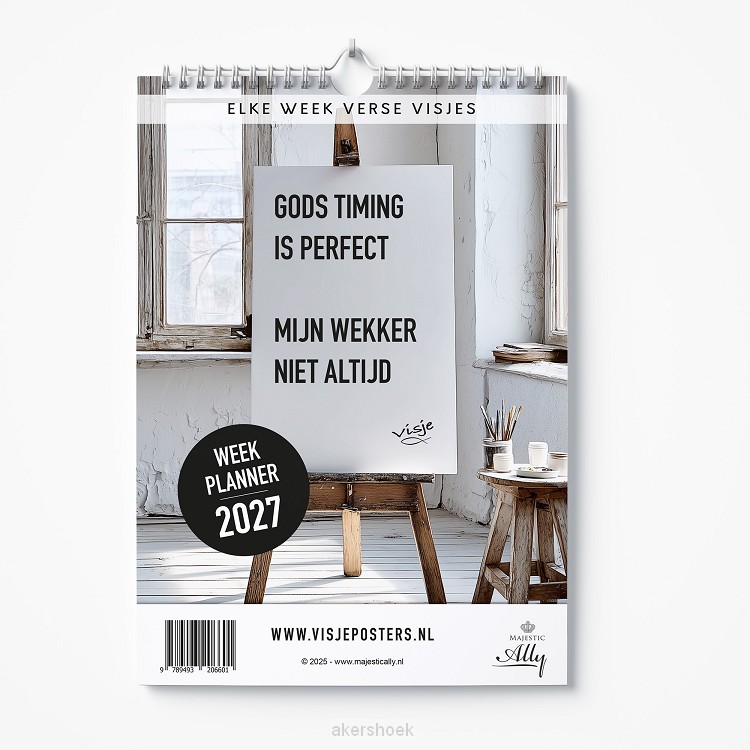 Weekplanner Visje 2027