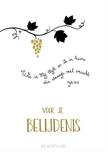 Kaart voor je belijdenis