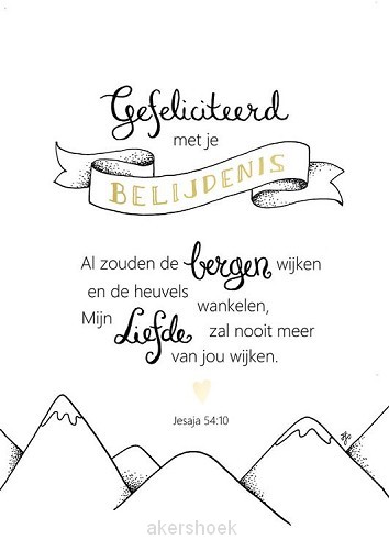 Belijdenis   bergen