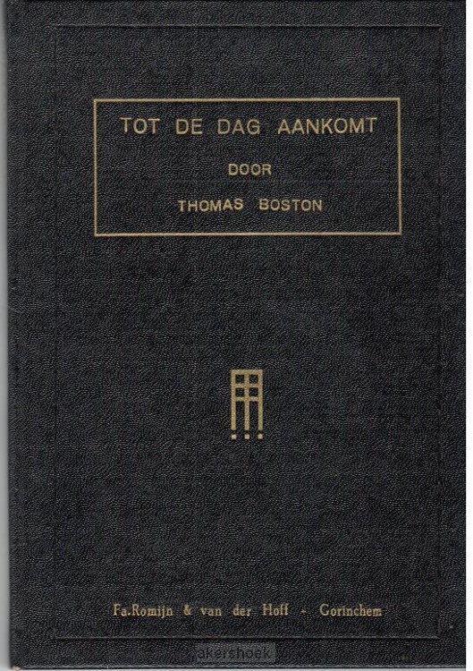 Tot de dag aankomt