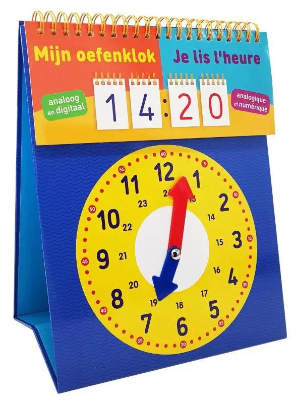 Mijn oefenklok / je lis l'heure