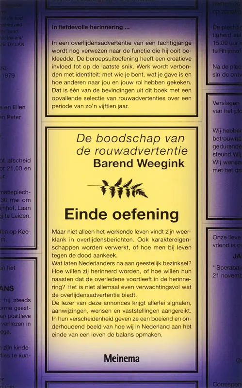 Einde oefening / druk 1