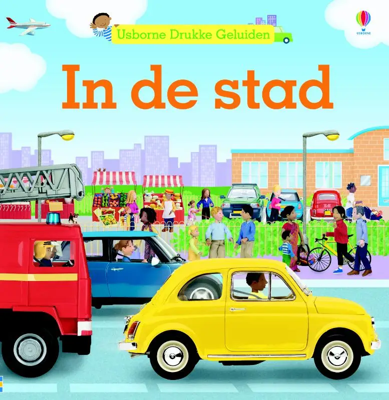 In de stad drukke geluiden