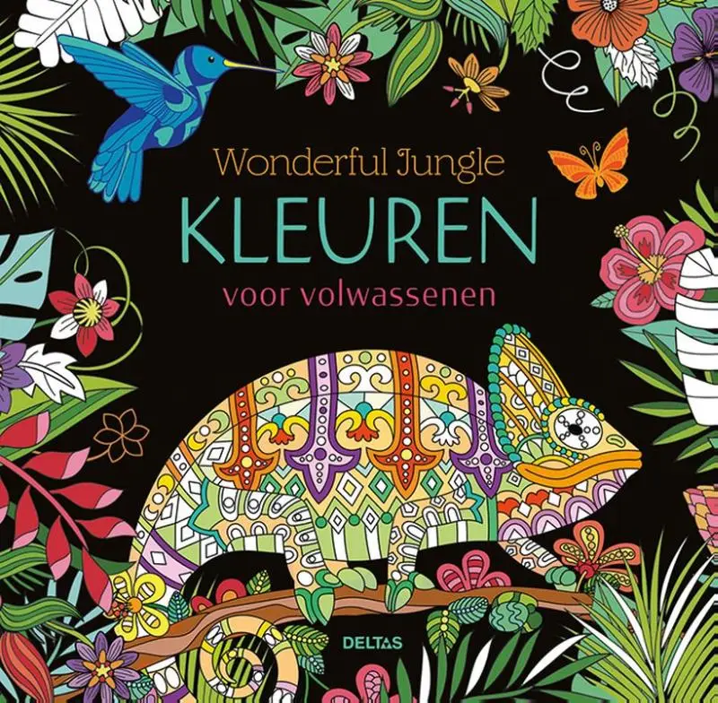 Wonderful jungle - kleuren voor volwasse