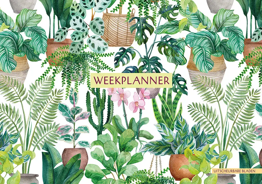 Weekplanner - urban jungle