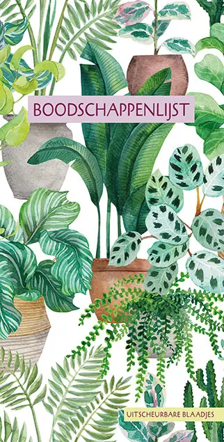 Boodschappenlijst - urban jungle