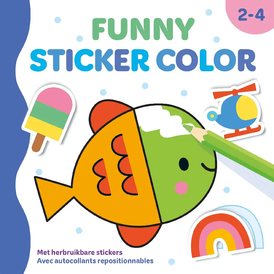 Funny Sticker Color (2-4 j.) / Funny Sticker Color (2-4a.)