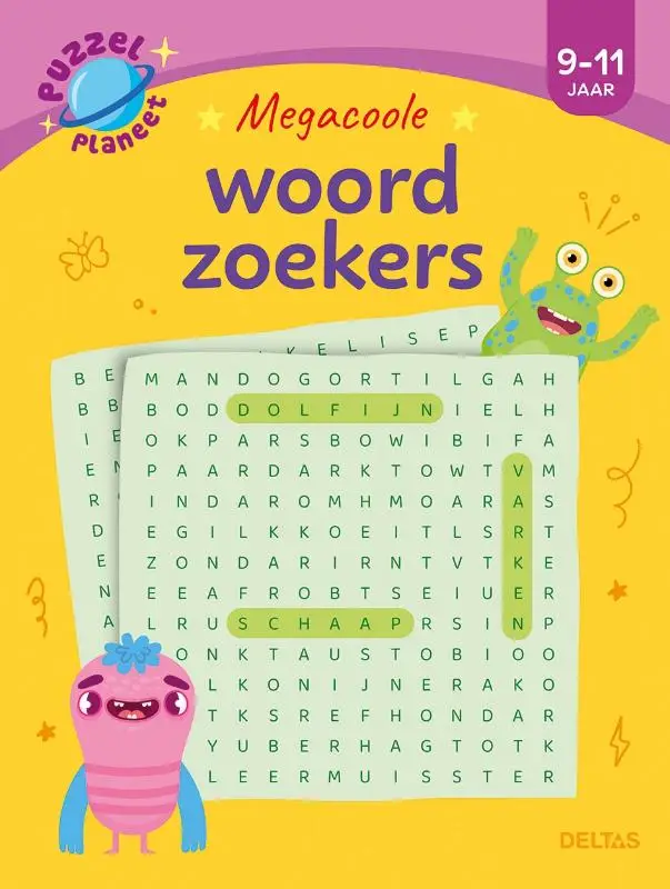 Puzzelplaneet - Megacoole woordzoekers / (9-11 jaar