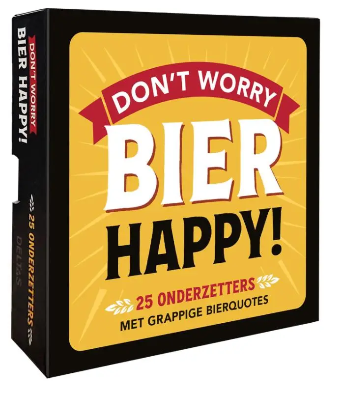 Don't worry BIER happy! - 25 onderzetters