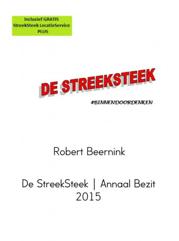 De StreekSteek annaal bezit / 2015