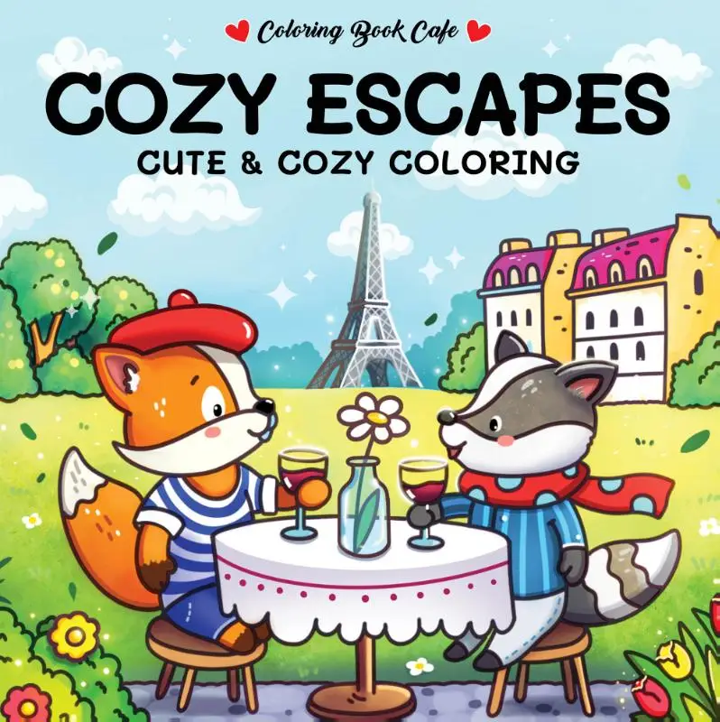 Cozy escapes - Coloring Book Cafe