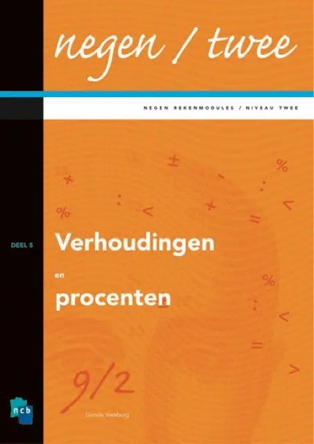 Negen/Twee / 5 Verhoudingen en procenten
