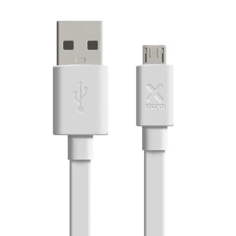 Xtorm Flat USB to Micro USB cable (3m) White