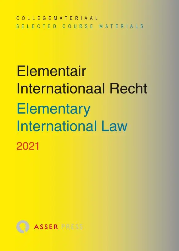 Elementair Internationaal Recht 2021/Elementary International Law / 2021