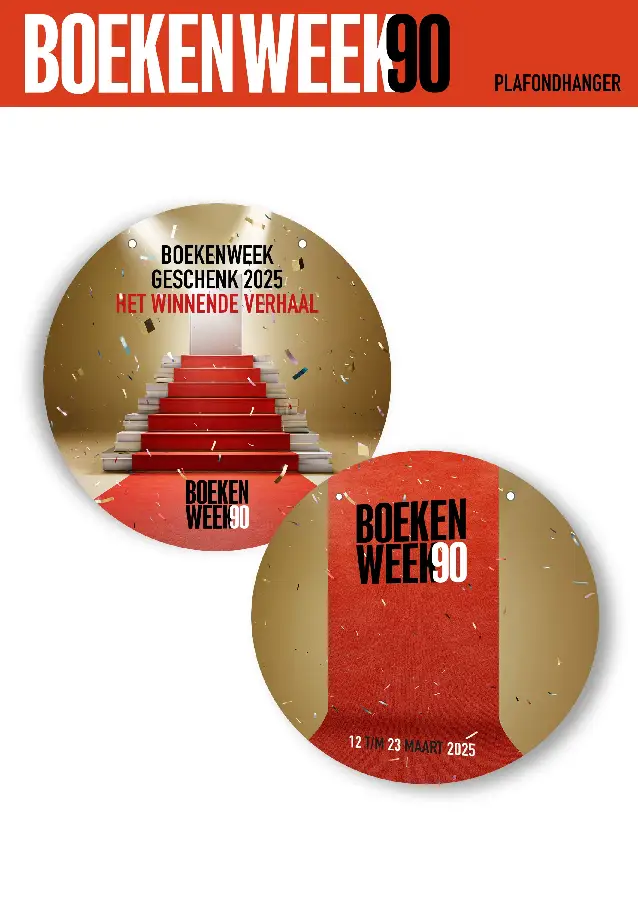 Plafondhangers Boekenweek 2025