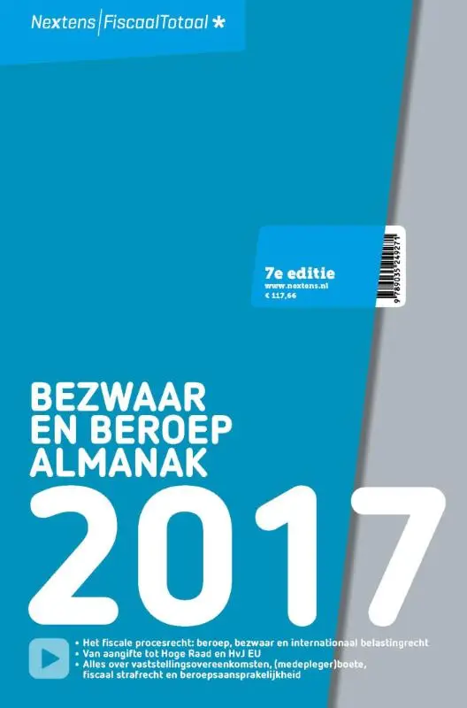 Nextens Bezwaar & Beroep Almanak / 2017