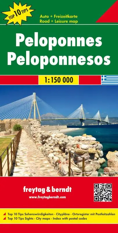 F&B Wegenkaart Peloponnesos