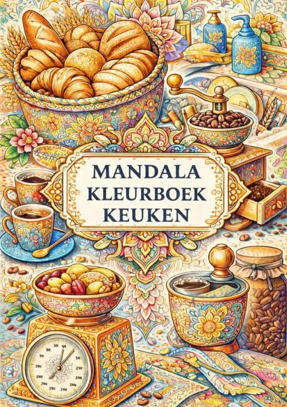 Mandala kleurboek, Keuken