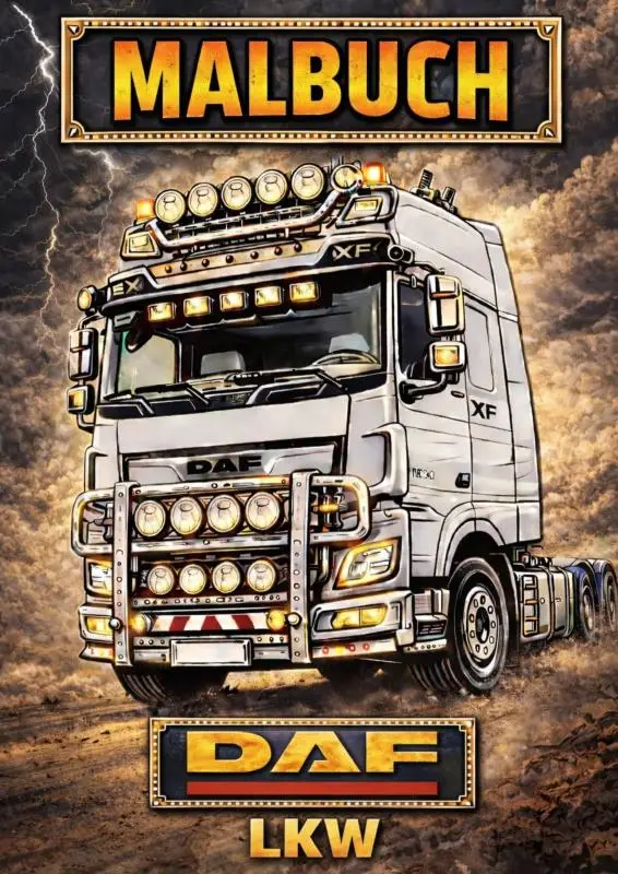 Malbuch, DAF Lkw
