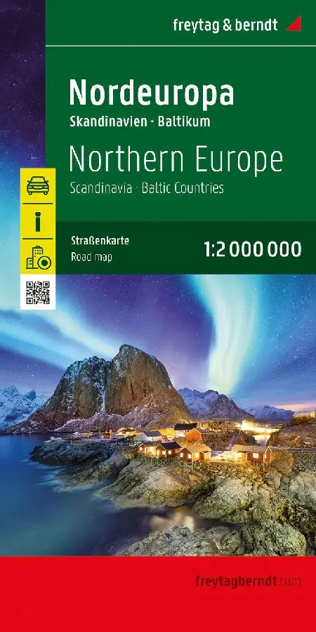 F&B Wegenkaart Noord-Europa - Scandinavië