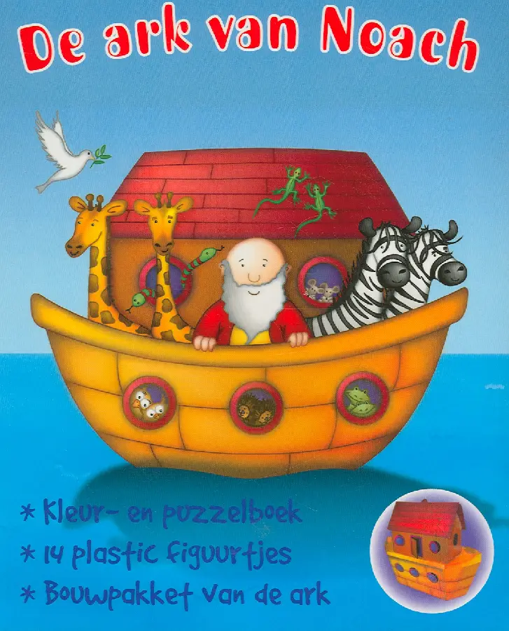 Ark van noach kleur en puzzelboek