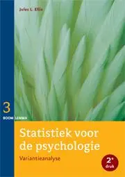 Statistiek voor de psychologie / deel 3
