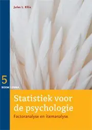 Statistiek voor de psychologie / factor- en itemanalyse