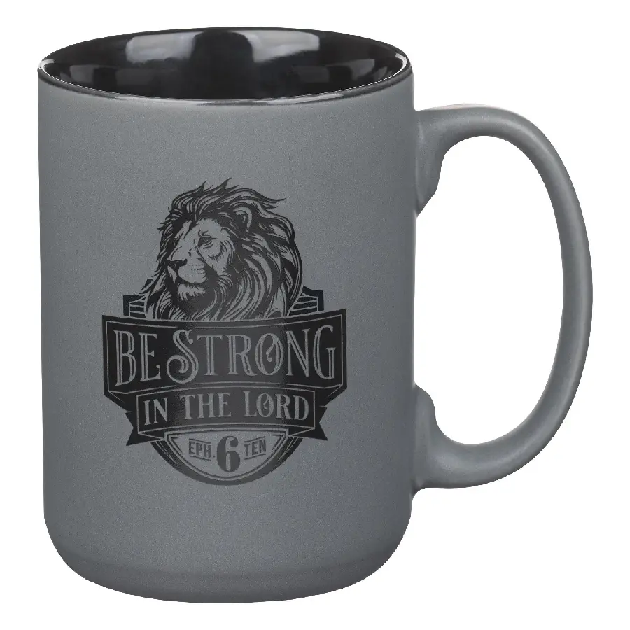 Mug Gray Be strong