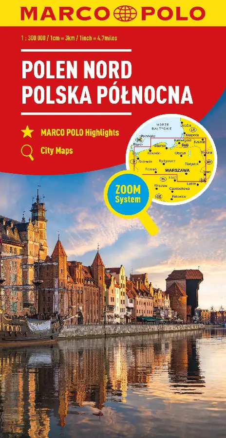 Marco Polo Wegenkaart Polen Noord