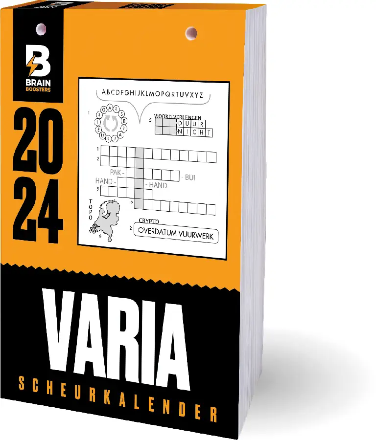 Brain Booster Varia scheurkalender - 2024