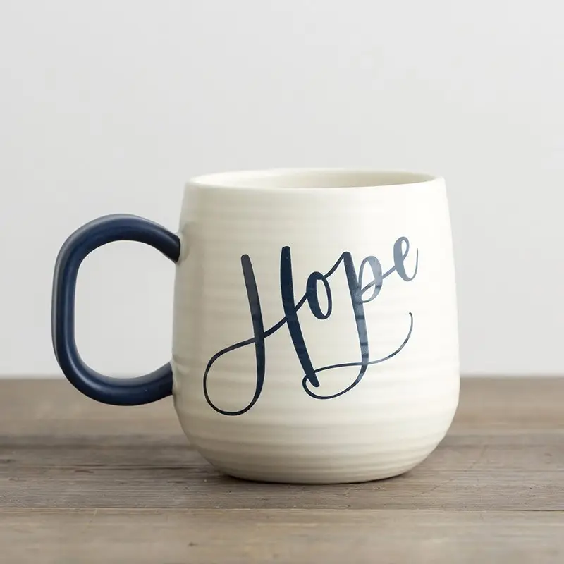 Mug Hope in the Lord - white/indigo