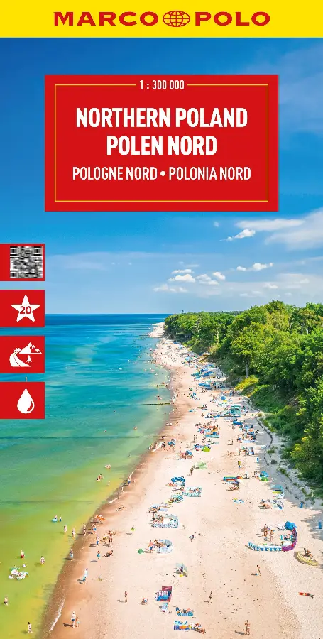 Marco Polo Wegenkaart Polen Noord