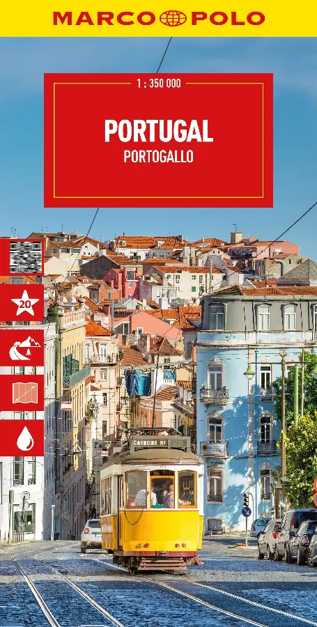 Marco Polo Wegenkaart Portugal