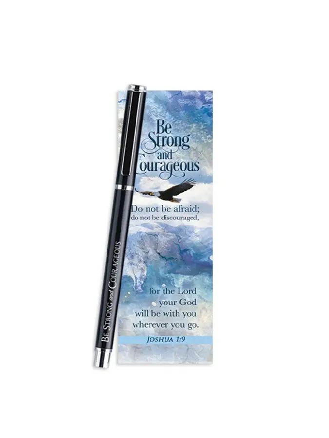 Gel Pen Bookmark Set  Be strong and cour